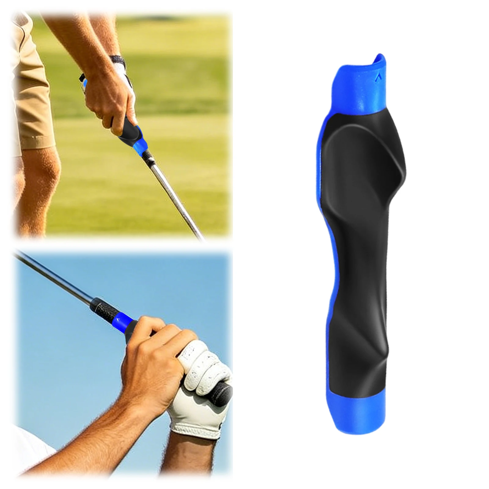 

Golf Grip Trainer Right Hand Compact Golf Training Aid Non-Slip Golfs Club Practice Grips Improves Grip Strength and Accuracy