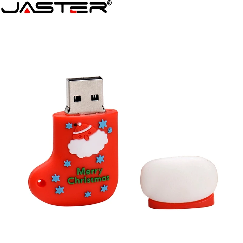 Weihnachtsbaum-Modell USB-Stick 64GB Kreatives Geschenk Pen Drive 32GB Weihnachtsstrumpf Pendrive 16GB USB-Speicherstick 8GB – Detail 5