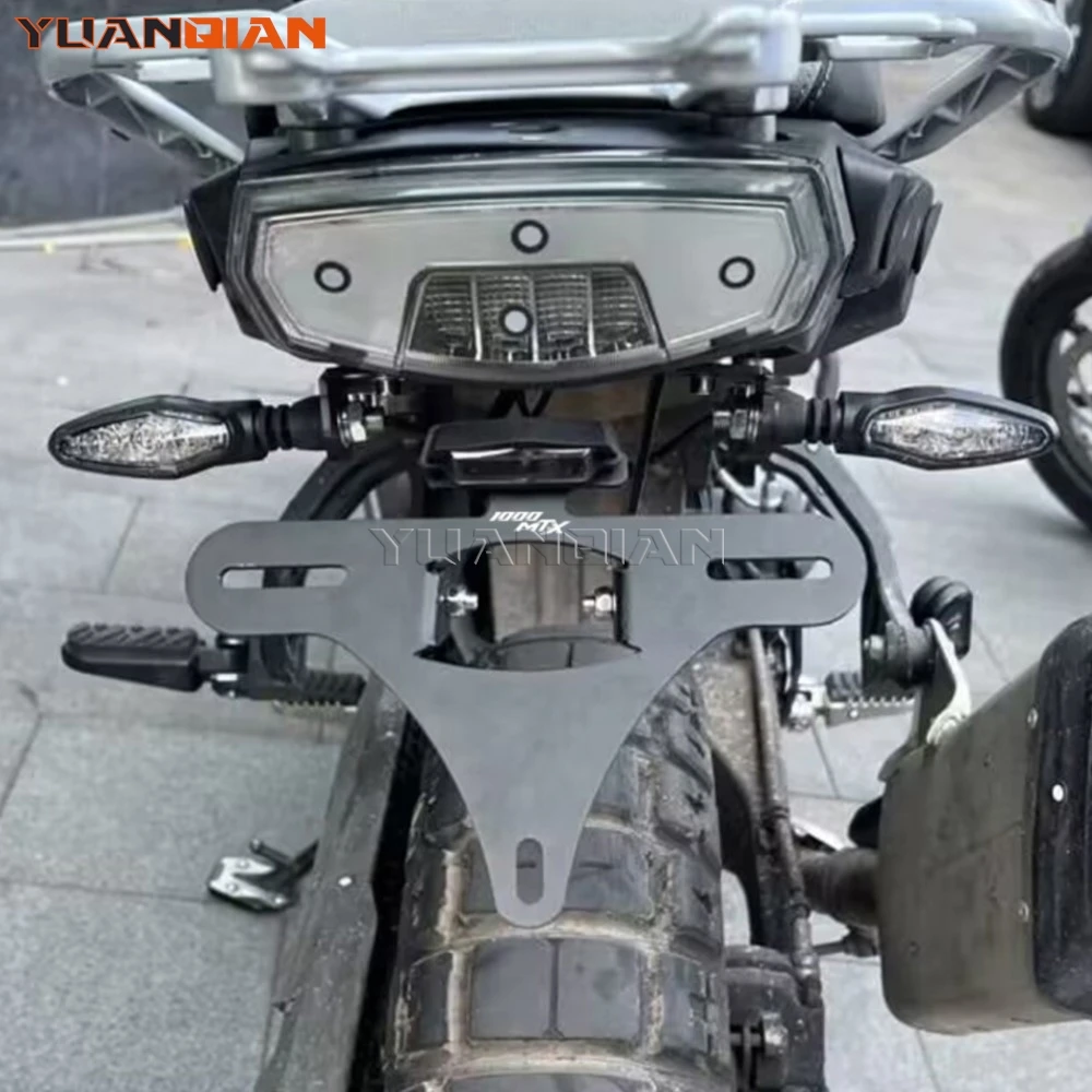 

FOR CFMOTO 1000MT-X 1000MTX 1000 MTX 1000 MTX1000 2025 2026 2027 Short Tail Rear Wing Folding License Plate Frame Holder Bracket
