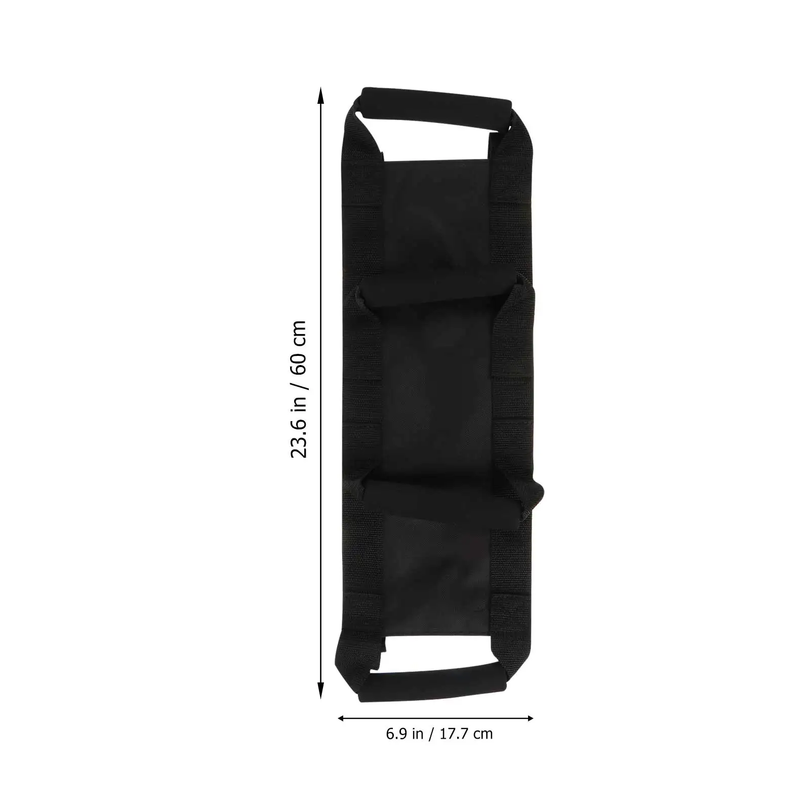

Waist Protective Belt Motorcycle Adjustable Safety Strap Oxford Fabric Durable for Adult Passenger with Handle Black