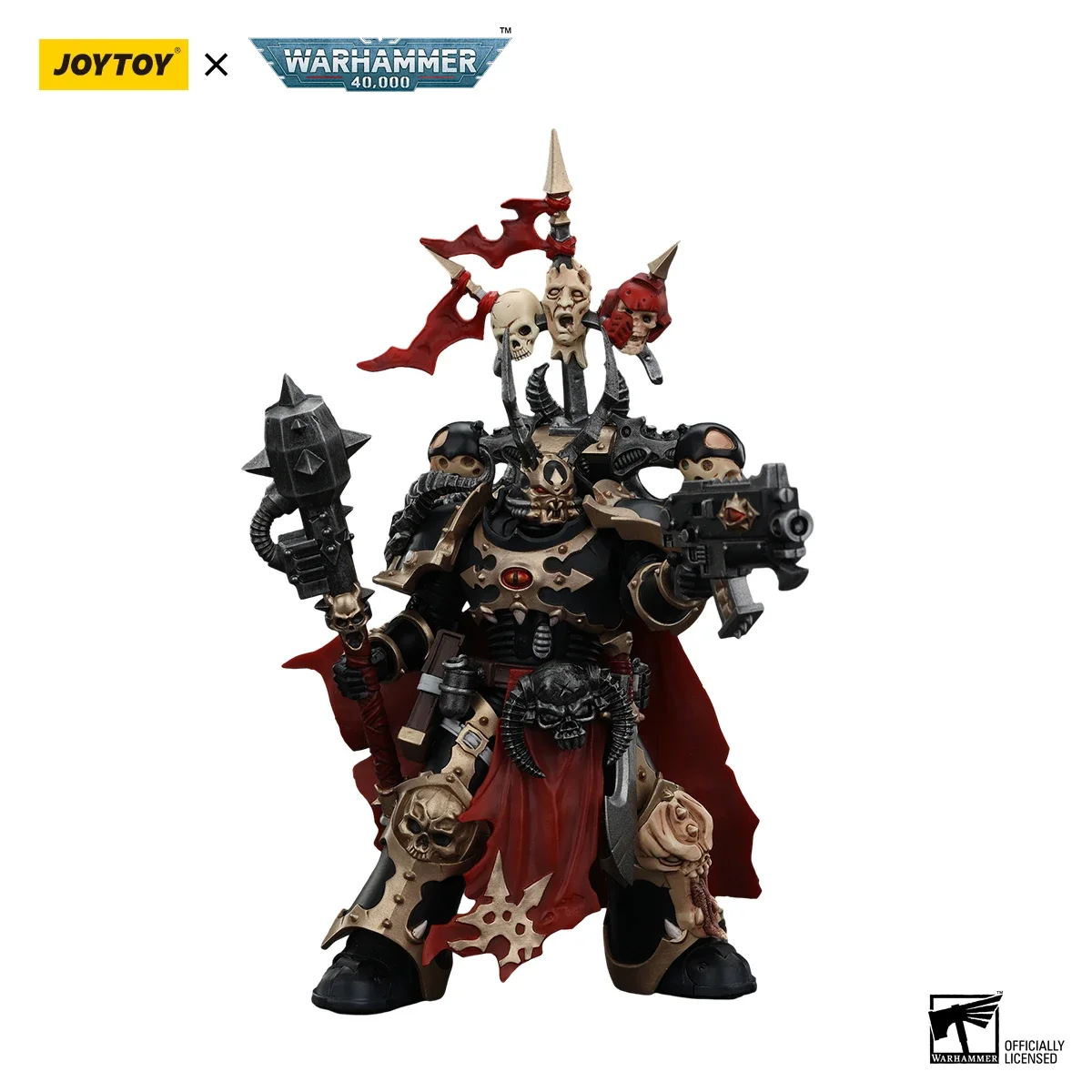 JOYTOY Chaos Space Marines Black Legion Chosen 5 Items Warhammer 40K Action Figure Black Legion Model Boys Toys Gifts Ornament