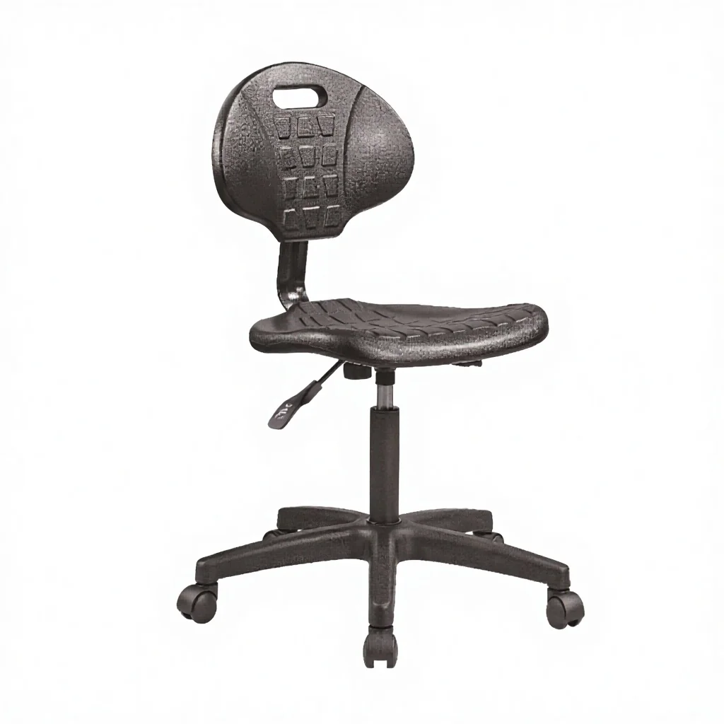 Modern ergonomic chair, anti-static stool, PU foam with adjustable swivel wheel and backrest