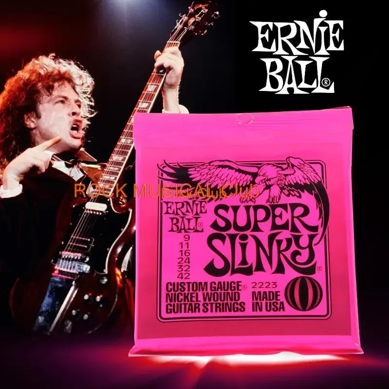 Ernie Ball Cobalt Slinky Electric Guitar Strings Nickel Wound 6 Strings Guitar For Electric Guitar Accessories 2220 2221 2222