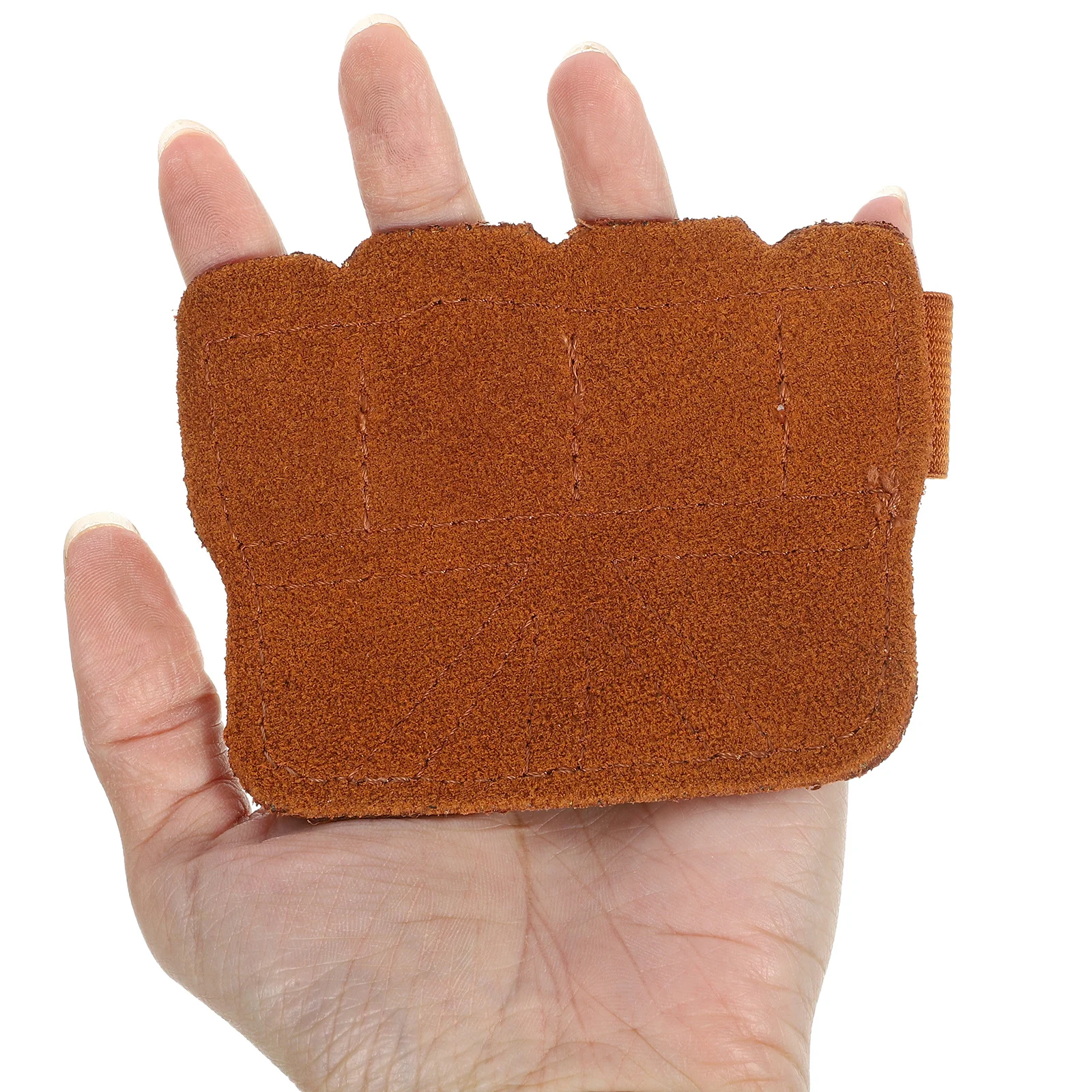 

1Pair Men's Weightlifting Gloves Four-Finger Design Flexible Wear-Resistant Hand Grips for Barbell Training Outdoor Fitness