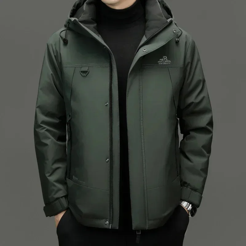 Short Down Jacket Duck Male Padding New in Coats Designer Clothes Men Mens Winter Hooded s Coat