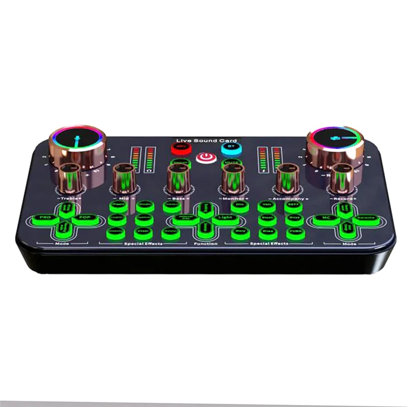 

K600 Sound Card Professional Live Broadcast Equipment Audio Sound Card Mixer Mobile Phone Computer Universal jasmine