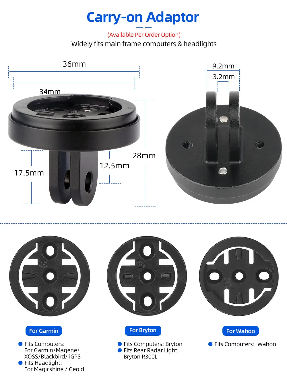 Fahrrad Scheinwerfer Computer Gabel Vorbau Top Cap Verlängerung Ständer Passt Gopro Sport Kamera DJI Insta360 MTB Rennrad Headset Teile – Detail 8