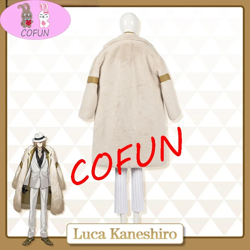 [Customized]COFUN Vtuber Nijisanji Luxiem Luca Kaneshiro Game Suit Gorgeous Uniform Cosplay Costume Party Outfit anime game