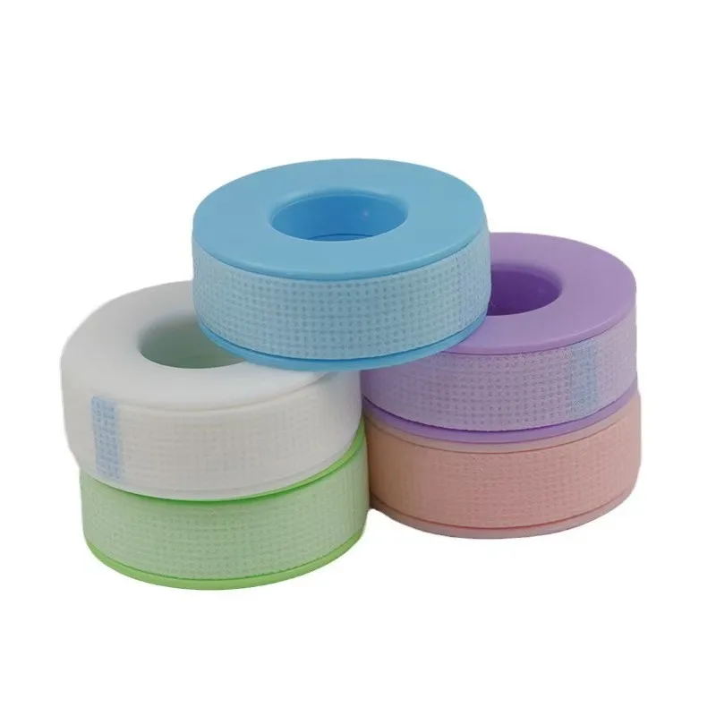 10 rouleaux résistant aux sensibles Non-tissé sous les yeux Patch médical Silicone Gel cils bande Extension de cils outils de maquillage QIWU