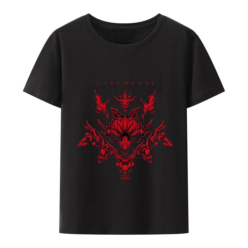 New Arrival BABYMETAL Heavy Metal Electroacoustic Band Tshirt Rock Band Men and Women Gift Leisure Street Hip-hop Fashion TShirt