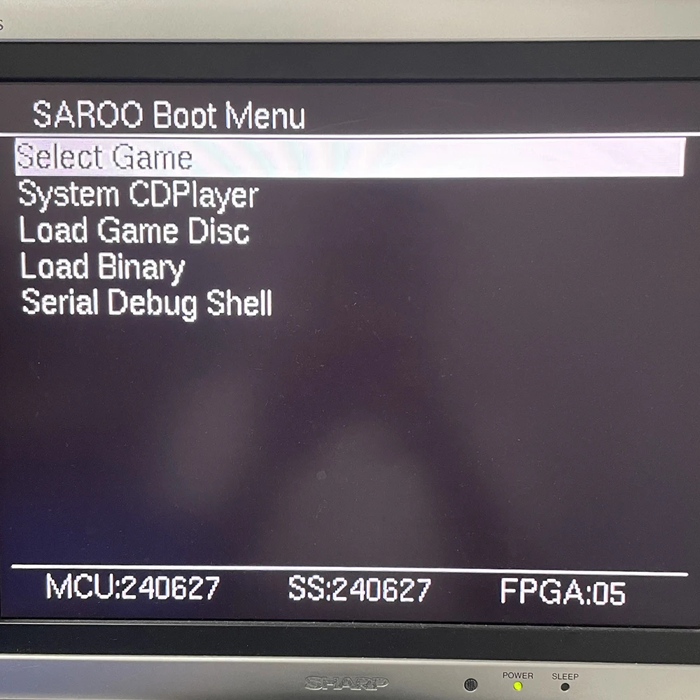 Il nuovissimo saroo per caricatore ad alta velocità per console Sega Saturn con firmware 0,6