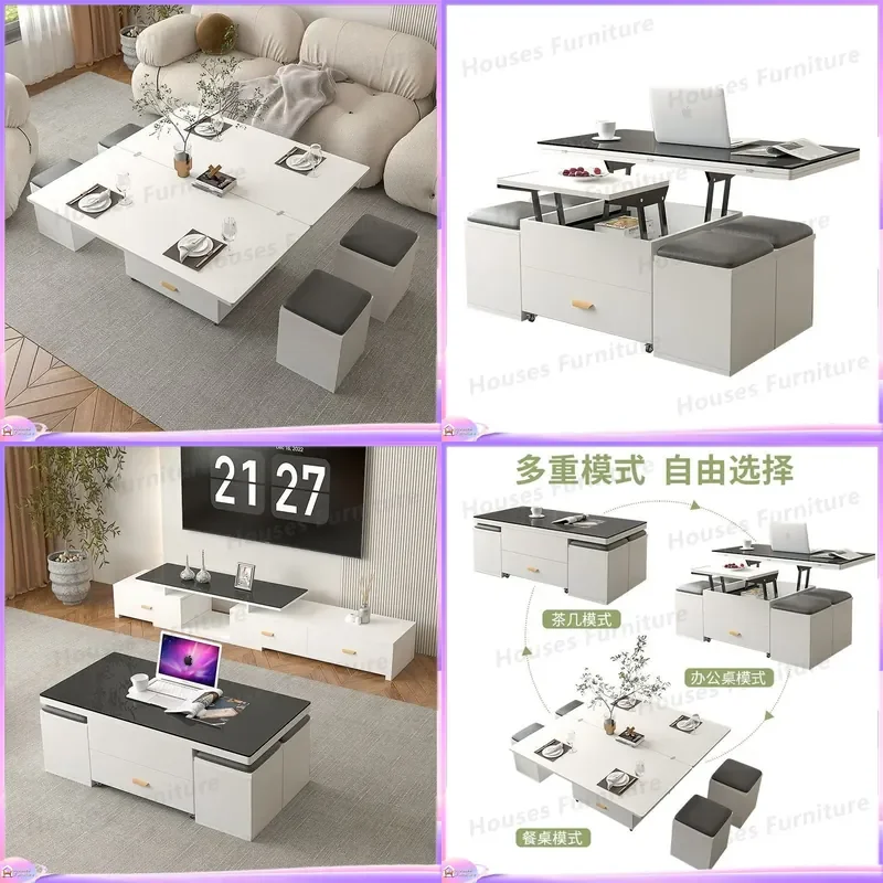 Nordic Folding Shoe Cabinet Storage Bench Entryway Organizer Multi Functional Lift Top Coffee Table Space Saving Furniture
