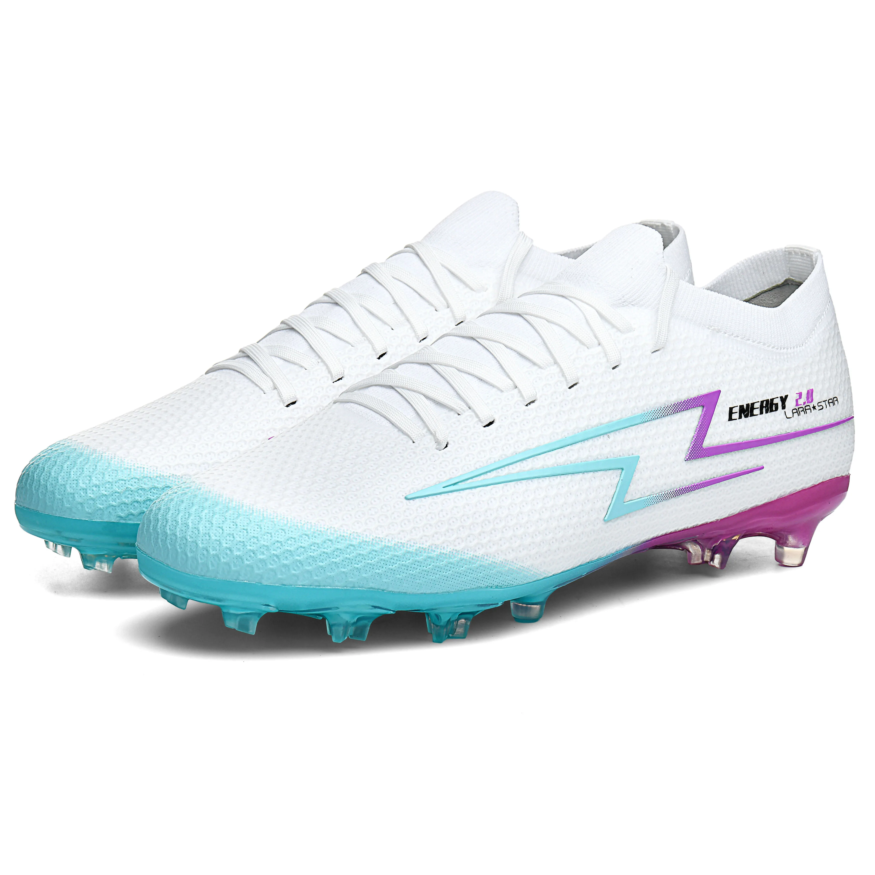 New hot summer soccer shoes long spikes short spikes children's sports shoes lawn running shoes spike shoes
