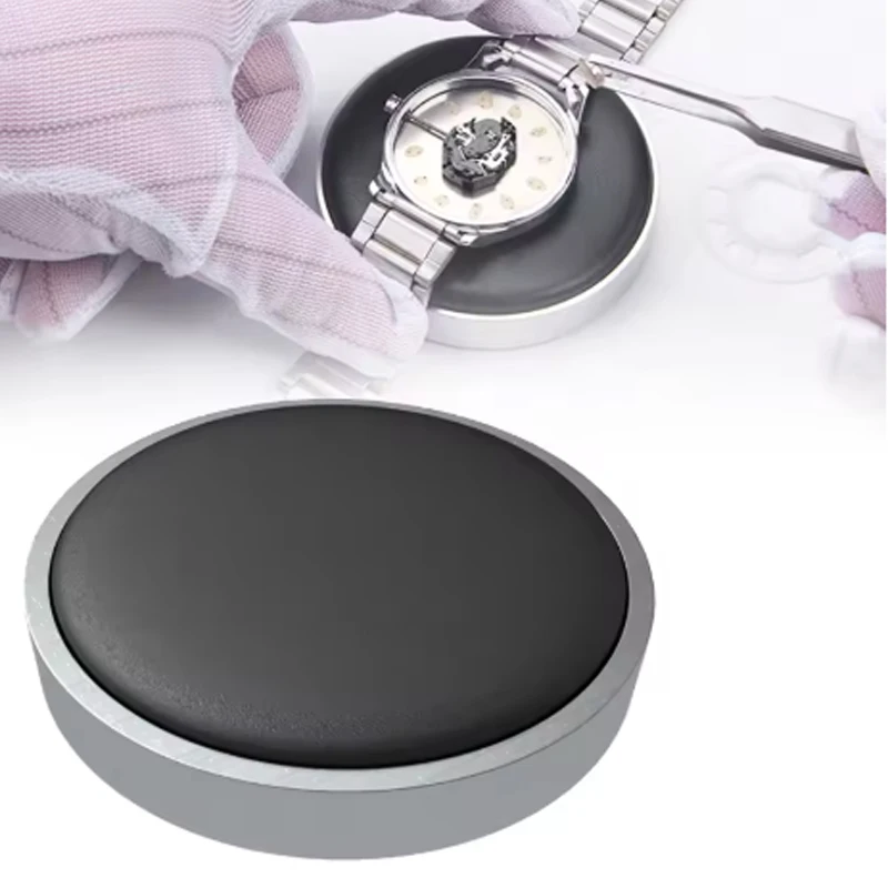 時計ムーブメントケースクッションレザー保護パッド保護ホルダー時計職人用プロフェッショナル時計修理ツールアクセサリー