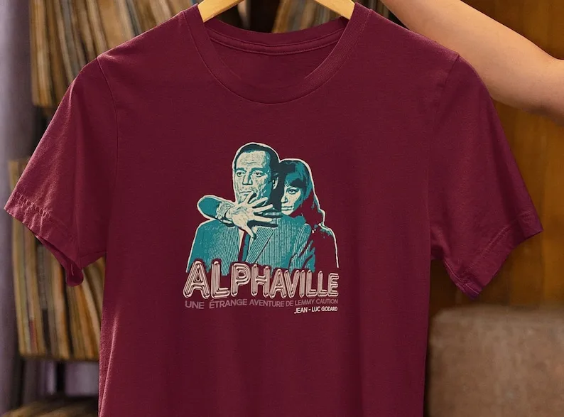 Jean Luc Godard Alphaville shirt  French New Wave tee  Classic Film Tribute  Fan Gea  Special Occasion Gift Item