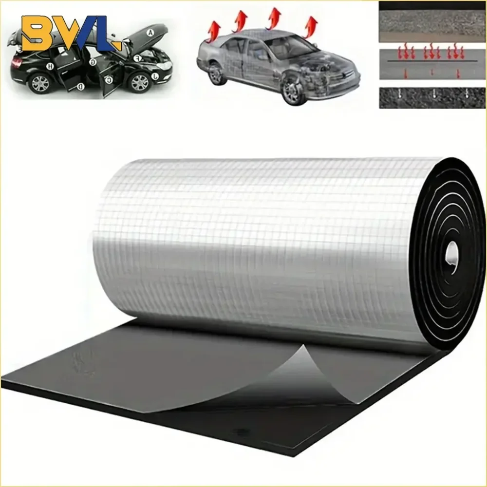 5/10MM Sound Deadener Heat Insulation Mat Car Sound Proofing Deadening Insulation Car Hood Insulation Car Accessories Interior