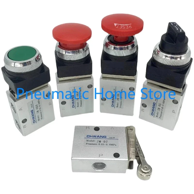 JM-05 JM-06 JM-06A JM-07 Manual Switch Control Pneumatic Valve Two-position Three-way Mechanical Valves