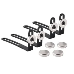 4pcs RC Car Shell Body Mount Metal L-Bracket with Magnet For 1/10 RC Crawler Car Axial SCX10 90046 90047 D90 Fixed Bracket Part