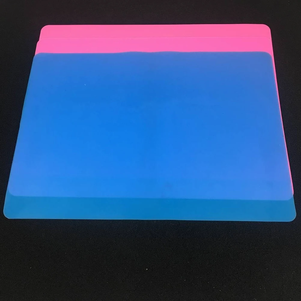 

L Size Silicone Mat Blue Anti-Dirty Desktop Protector Craft Resin Jewelry Making Pastry Fondant Table Cover Countertop for Home