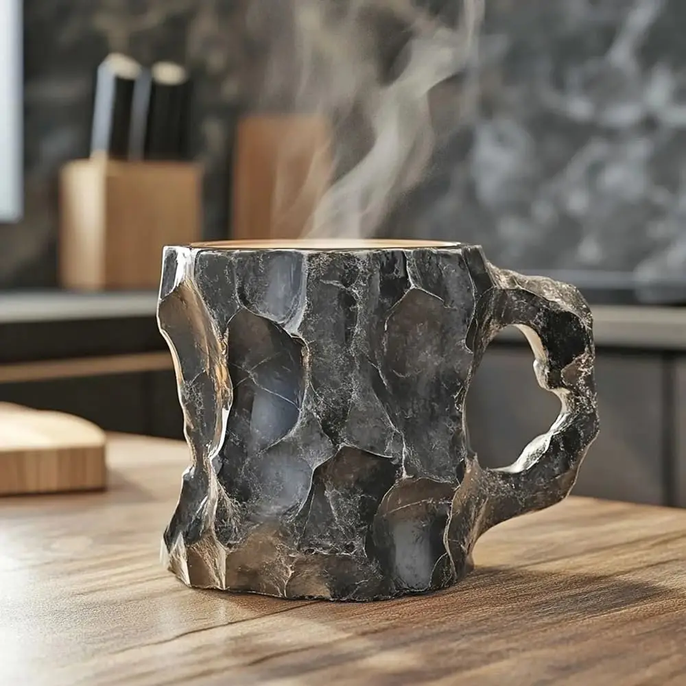 1PC Multi-Colored Mineral Crystal Coffee Mug - Colorful Crystal  Mugs Elegant Gift for Home & Office Ideal for Christmas - view 4