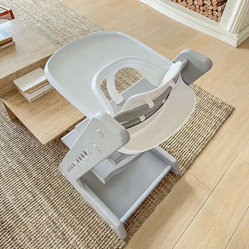 Kitchen Dining Chairs Plastic Children's Auxiliary Armchair Portable Adjustable Chair Multi-functional Baby Learning Chairs