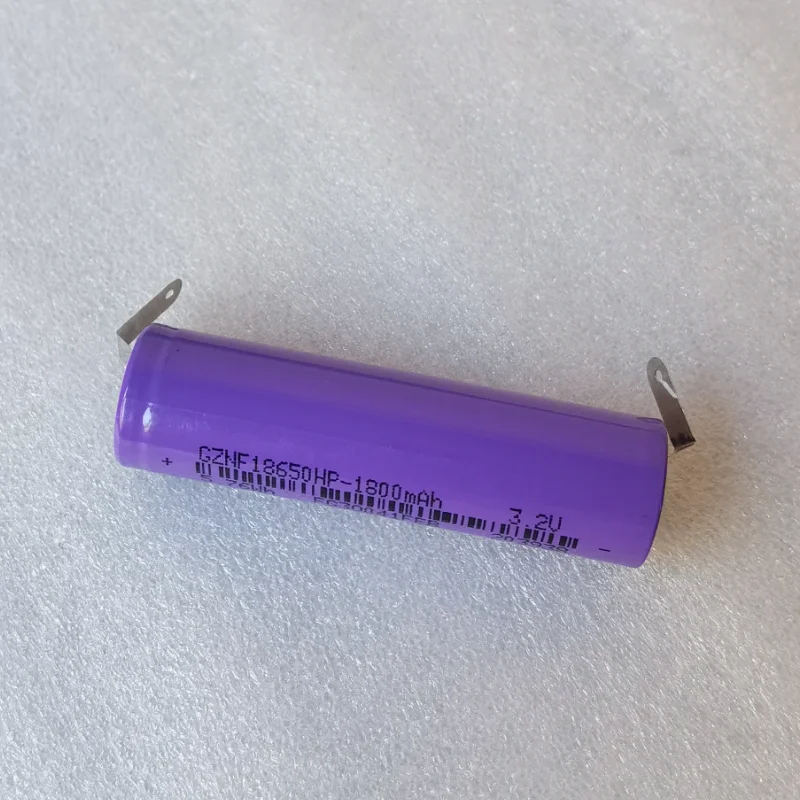 3.2V 18650 Rechargeable Battery LiFePO4 1500mah with soldering tabs for 12V 24V e-bike UPS power HID solar light