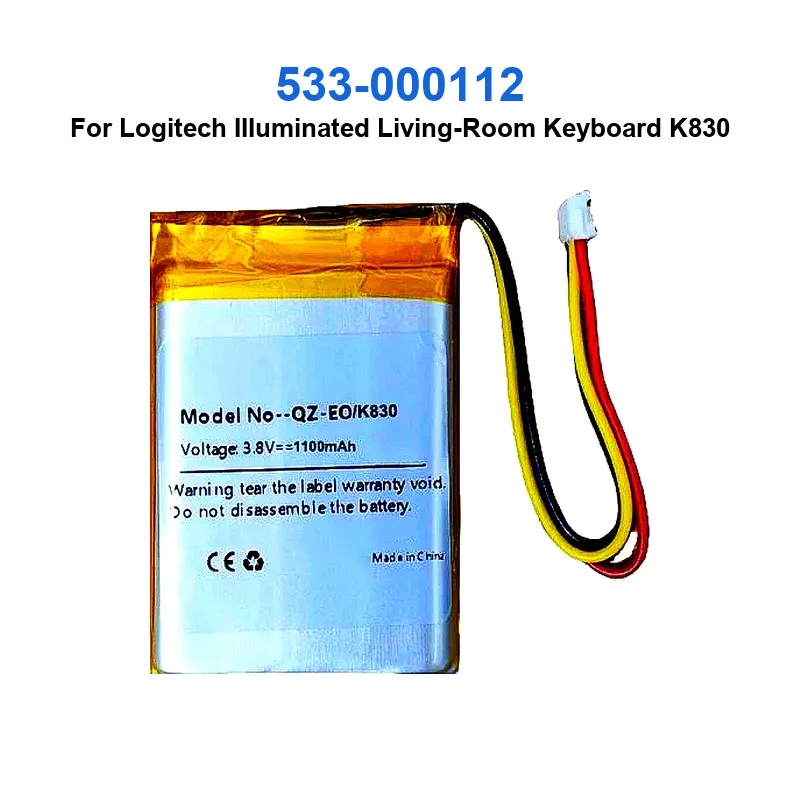 Bateria para logitech mini k800 mx chaves yr0073 artesanato Y-R0064 533-000177 533-000142 533-000141 k830 533-000142 533-000112