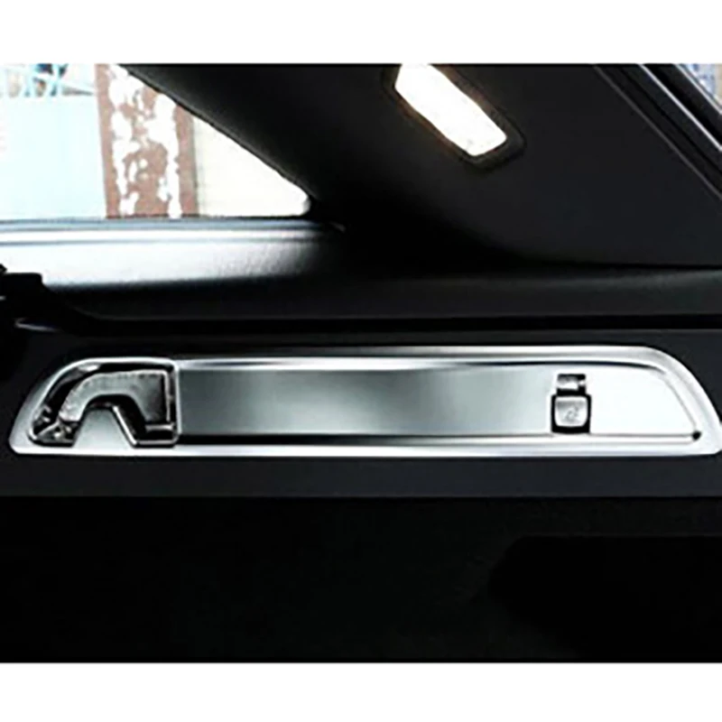 2Pcs/Set ABS Chrome Car Trunk Hook Decorative Cover Trim For Mercedes Benz GLC Class X253 200 260 300 Car Accessories