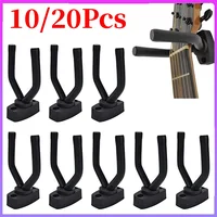 Gancho de soporte de pared para guitarra acústica, fácil de instalar con tornillos, accesorios para instrumentos de bajo, 10 Uds.