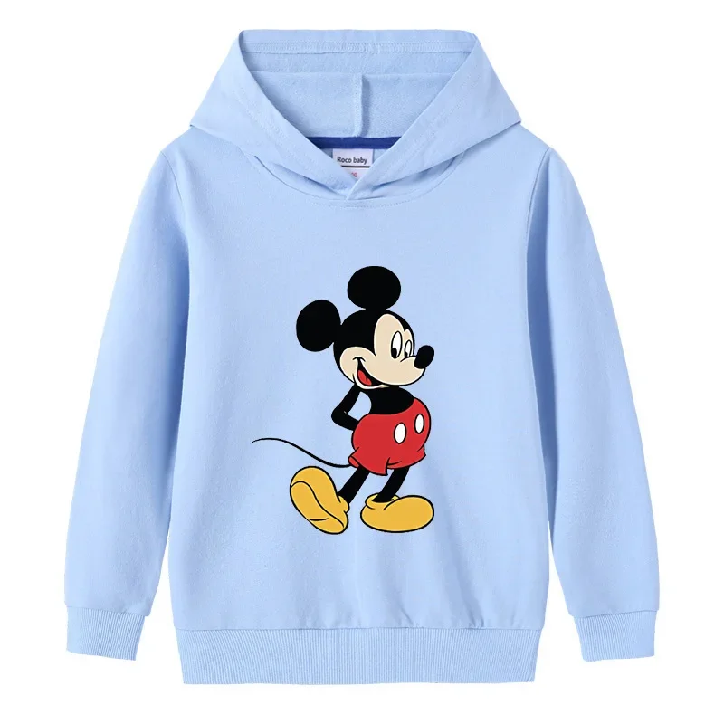 

Disney Mickey Mouse and Donald Duck 2023 Fall Outing Cartoon Boys and Girls Hooded Sweatshirt Kawaii Best Gift