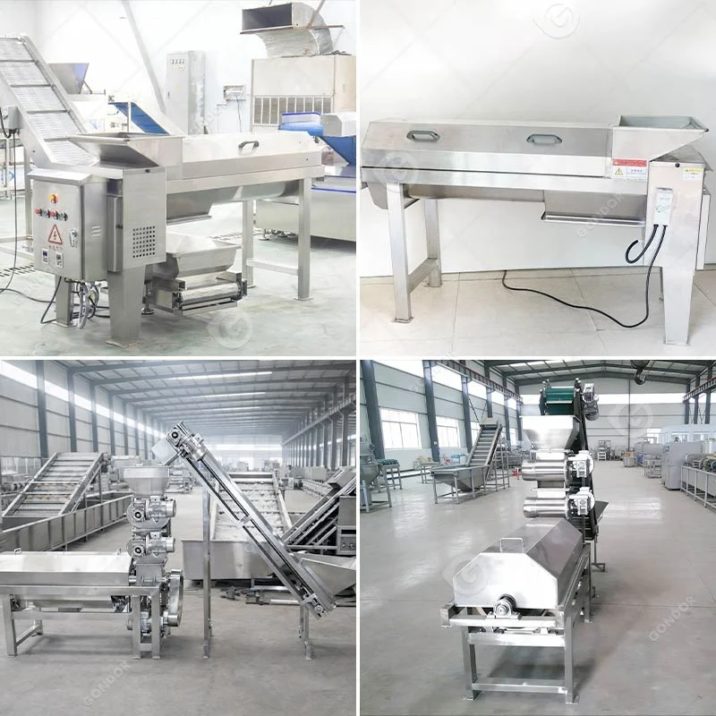 Automatic Pomegranate Juice Production Line Peeler Deseeder Grape Peel Removing Machine Seed Extractor