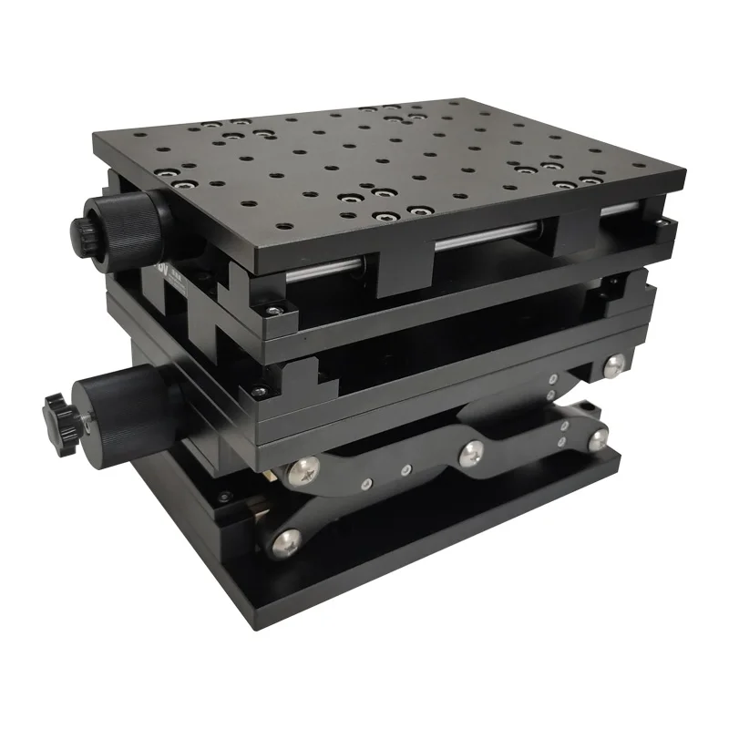 Manual Three-Axis Control XYZ Linear Displacement Stage with 1 Year Warranty