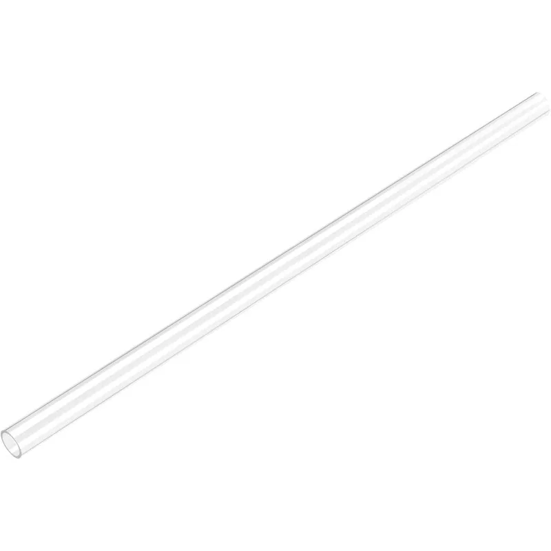 Naxilai 2pcs Clear Rigid Tubing 8mm(5/16'') ID x 10mm(25/64'') OD x 1Ft Length Round Plastic Polycarbonate Tube