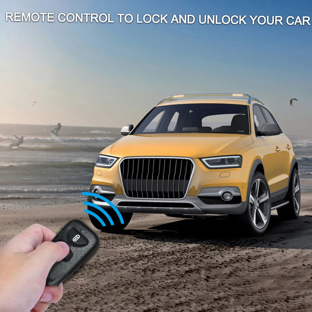 Universal Car Auto Remote Central Kit with 2 Remote Control 12V Door Lock Locking Vehicle Keyless Entry System