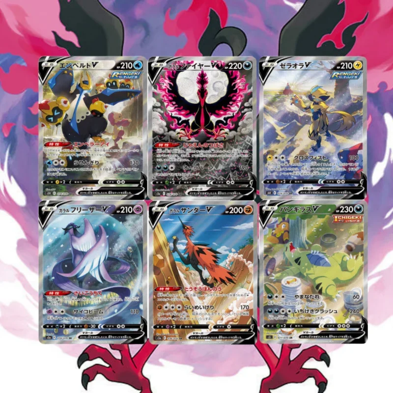 

PTCG Cards Sword and Shield DIY Hand Drawn Series Moltres Mew Dragonite Blissey Self Made Collection Flash Card Toy Gift