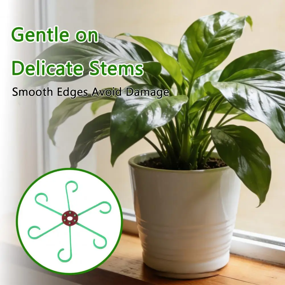 1/2/3Pcs Plant Folding Rack Climbing Plant Stand Reusable Elastic Stem Support Promoting Upright Growth Garden Plant Frame