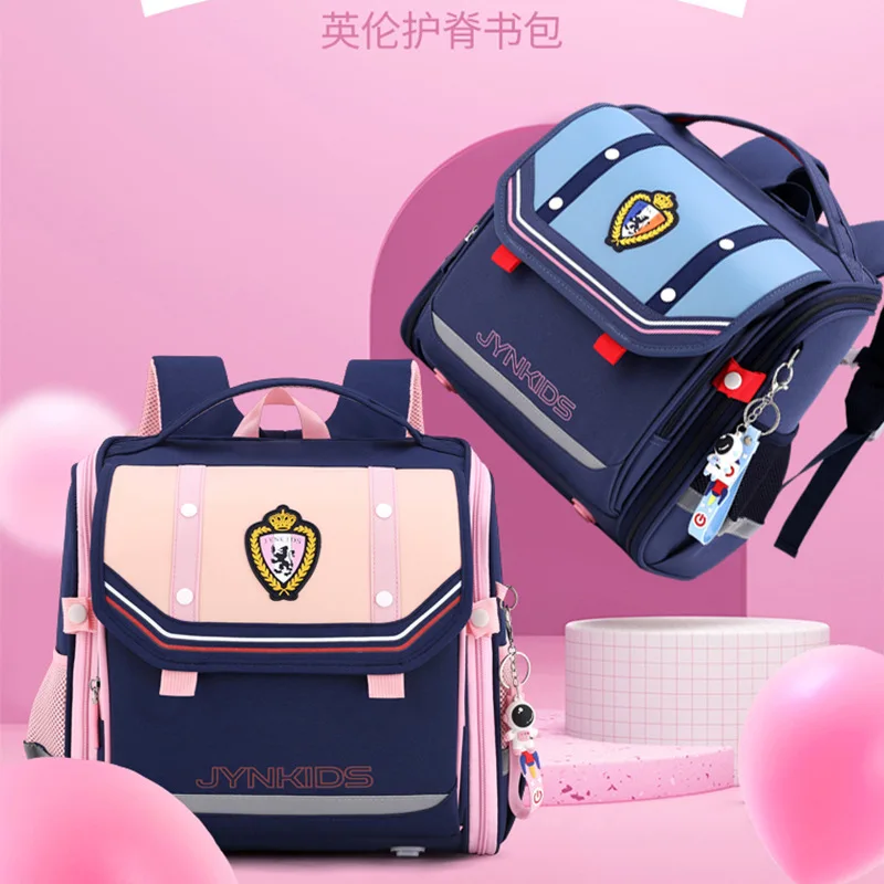 New Horizontal Primary School Bags Large Capacity Children\'s Schoolbag Waterproof Kids Student Backpack Book Bag Rucksack