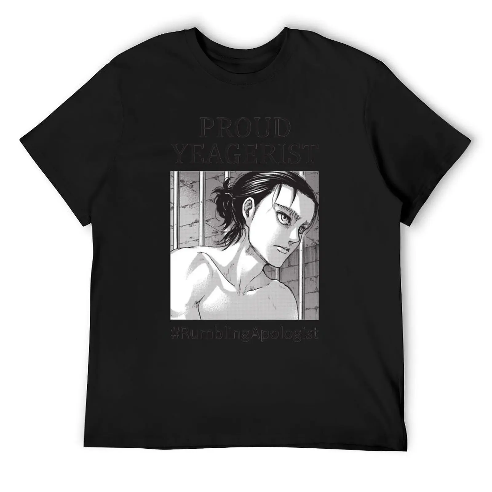 

Proud Yeagerist - Rumbling Apologist T-Shirt clothes croswit shirt man quick-drying anime plain black t shirts men