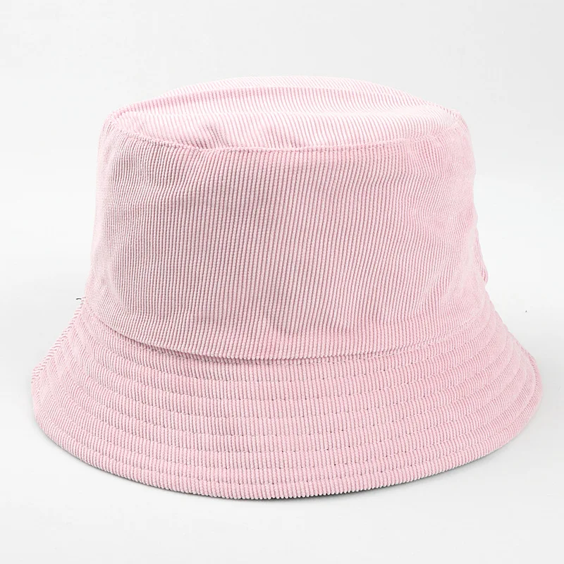 Personalisierter bedruckter Corduroy-Bucket-Hut mit Logo, Unisex, schlichte, einfarbige Kappen, Hip-Hop-Gorros, Panama-Hut für Herren und Damen, Strand- und Angelhut – Detail 13