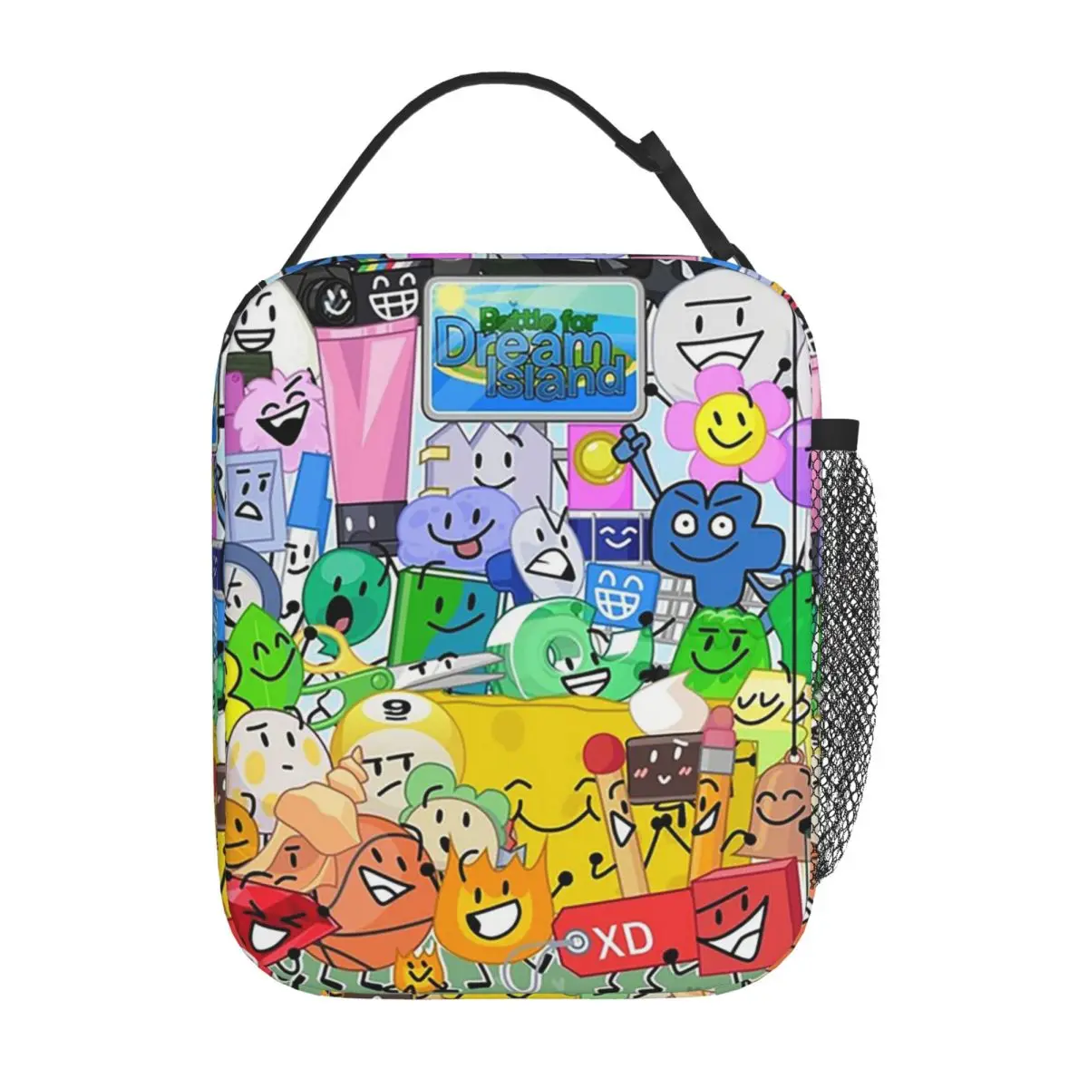 BFDI Group Picture Insulated Lunch Bag for Women Children Portable Food Boxes Thermal Lunch Box Tote