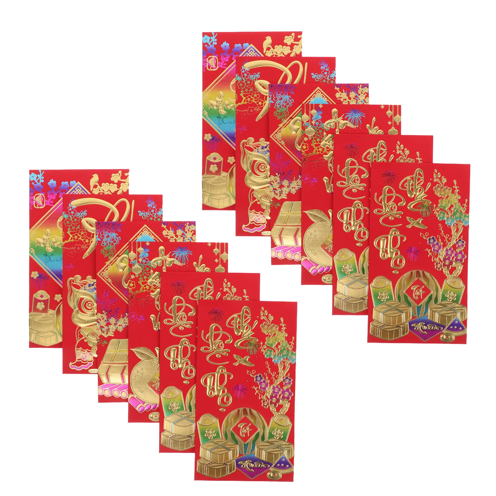 48Pcs Vietnamese New Year Red Envelopes Year of Horse Lucky Money Packets Lunar Festival Spring Festival Money Pouch