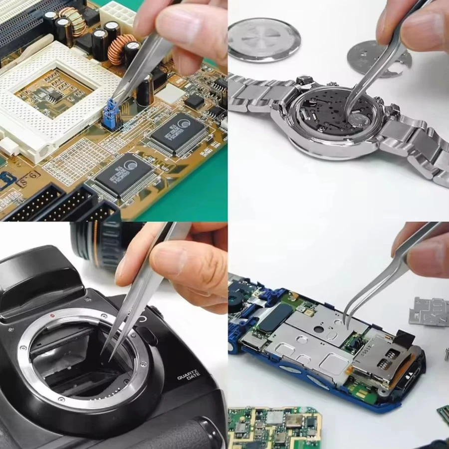 engineer-pt-16-pt-17-pince-a-epiler-a-bras-solide-de-precision-125-mm-22-mm-d'epaisseur-antimagnetique-fabriquee-au-japon