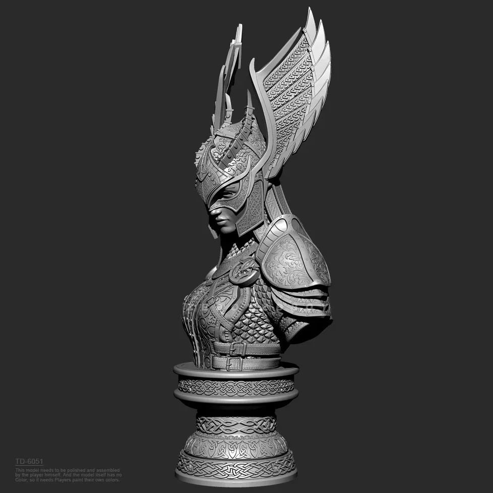 55mm 70mm Resin model kits figure beauty colorless and self-assemble (3D Printing ) TD-6051/3D