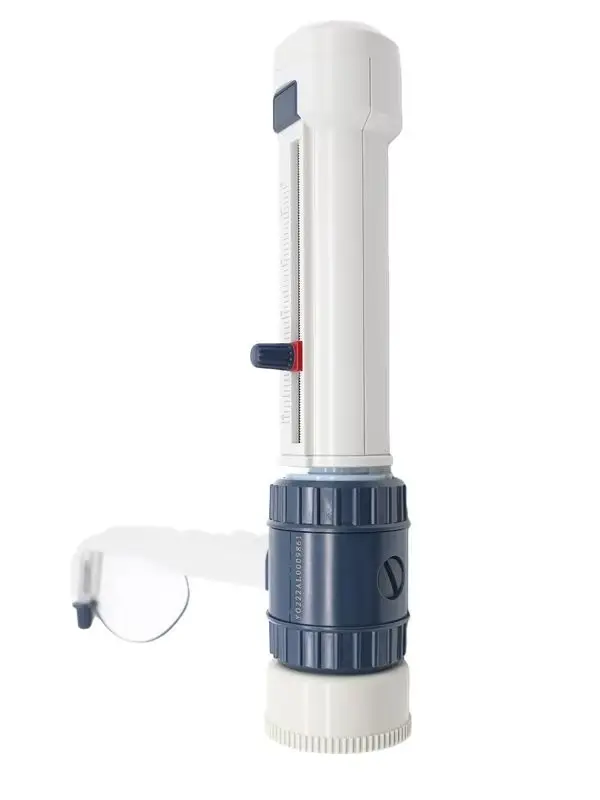 IKEME Bottle Top Dispenser para manuseio de líquidos, Step Mate, Stepmate, Garrafa de laboratório, 0,5 ml a 50ml
