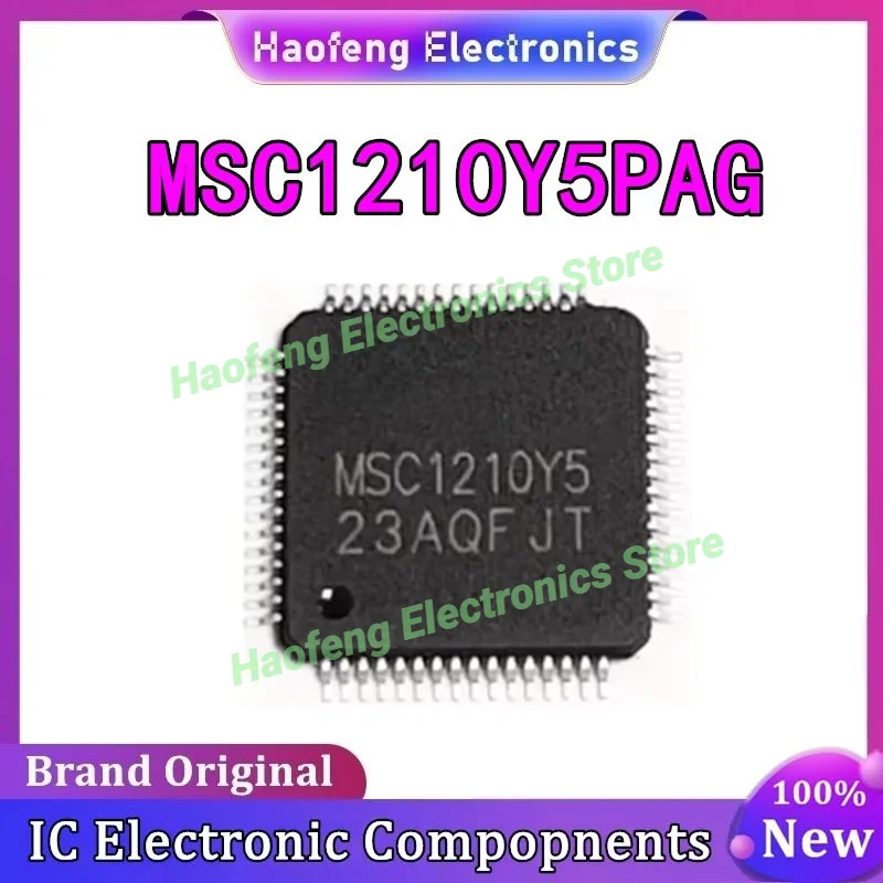 جديد وأصلي MSC1210Y5PAG MSC1210Y5PAGR MSC1210Y5 QFP64 متوفر