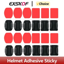 Helmet Adhesive Sticky Flat Curved Mounts For GoPro Hero 12 11 10 9 8 7 6 5 4 Insta360 X2 X3 DJI Osmo Action Camera Accessories