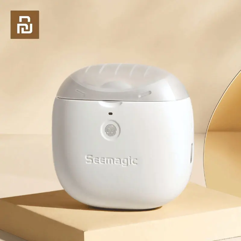Yoipin Seemagic Gunting Kuku Otomatis Elektrik Pro Touch Start Perlindungan Inframerah Kepala Pemotong Upgrade dengan Pemangkas Lampu Led