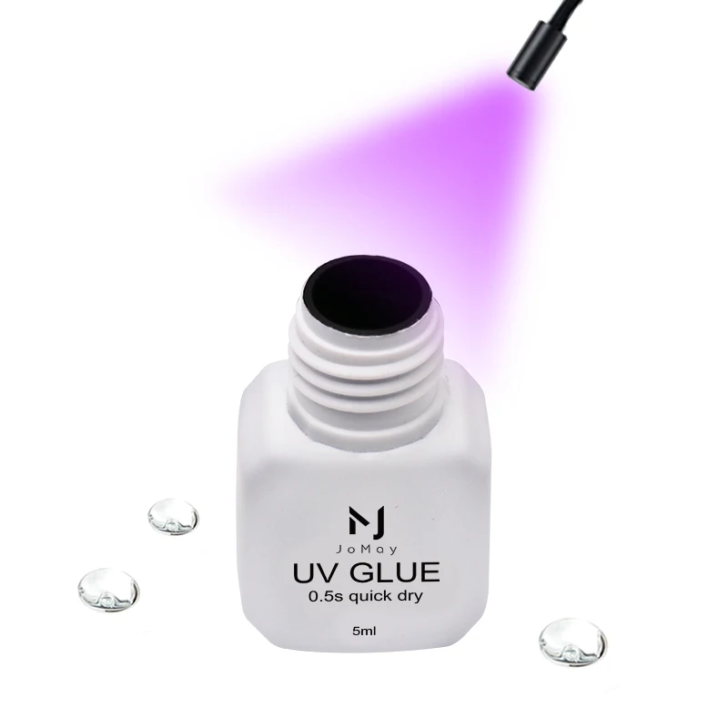 Colla per ciglia 0,5S Colla UV Led per estensione ciglia Impermeabile Super forte Accelera entro 0,5 secondi Polimerizzazione rapida