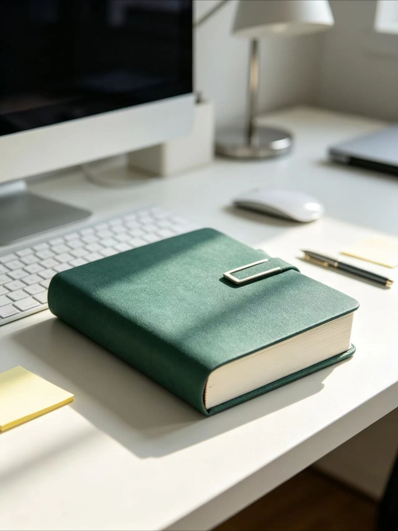 Vintage A5 Leather Notebook Soft Cover Buckle Journal 200 Pages Business Office College Daily Notepad Gift - view 4