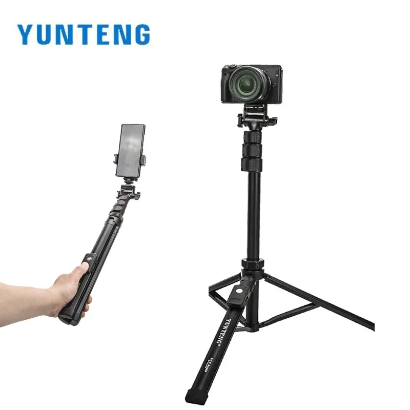 Yunteng VCT-91666 All-in-One-Selfie-Stick-Stativ-Blitzschuh-Universal-Desktop-Ständer Multifunktion aler tragbarer Reisest änder